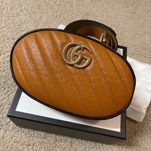 Gucci Marmont Belt Bag Caramel